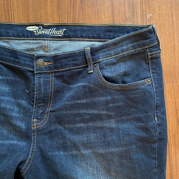 Old navy sweetheart jeans size 18 short - Picture 3 of 5